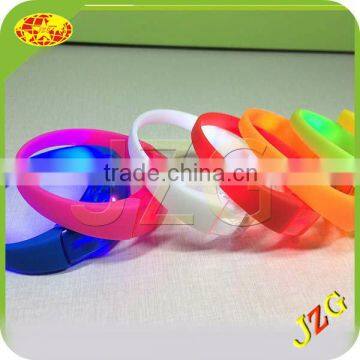Custom Flashing Silicone Sound Activated LED Bracelet