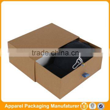 Brown craft paper packaging gift vintage hat boxes