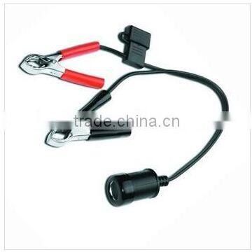 Battery Adapter Cable with Battery Clips