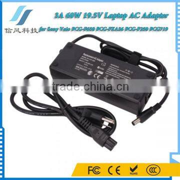 3A 60W AC Adapter for Sony Vaio 19.5V Laptop Charger PCG-F650 PCG-FXA36 PCG-F250 PCG719