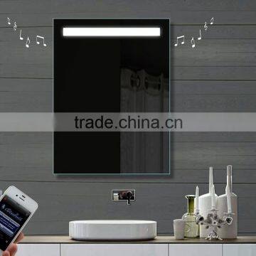 Framelss Backlit Led MP3 Bluetooth Bathroom Mirror With Demister Pad photo-3