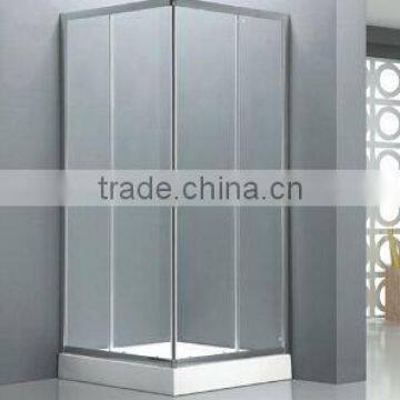 2015 new design simple glass shower screen