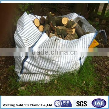 Ventilated white color jumbo big bag for fire wood