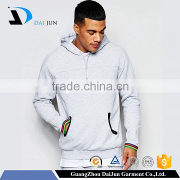 Daijun design your own logo men white 100% cotton custom pullover no brand name hoodies