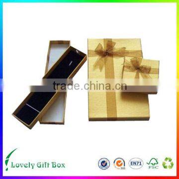 Luxury Embossed Two Pieces Fancy Cardboard Boxes