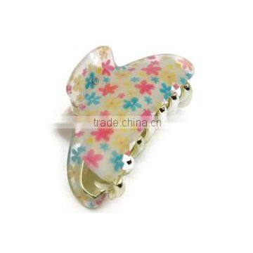 daisy acrylic hair claw clamps