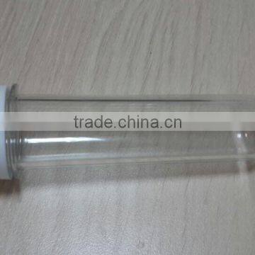 PET preform with beverage bottle cap