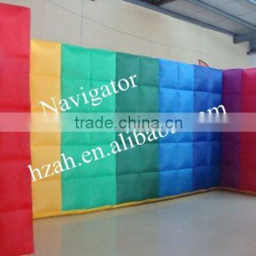 New Design Colorful Inflatable Wall for Advertising Decoration