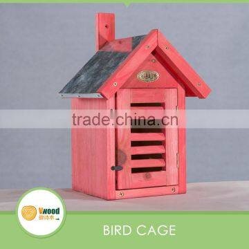 Wooden Garden Bird Cage