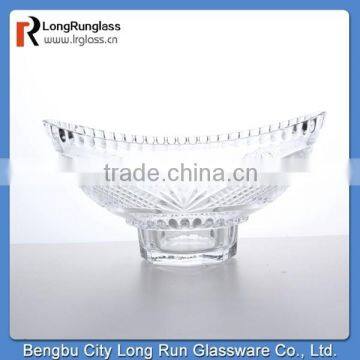 LongRun Modern Glassware Hot New Product for 2015 Pattern Glassware for Holding Fruit/candy Glassware Wholesale