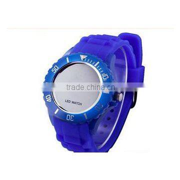 Hot sell royalblue silicone LED watch