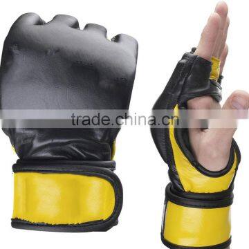 Custom Printed Leather MMA Gloves, PAYPAL ACCEPTED