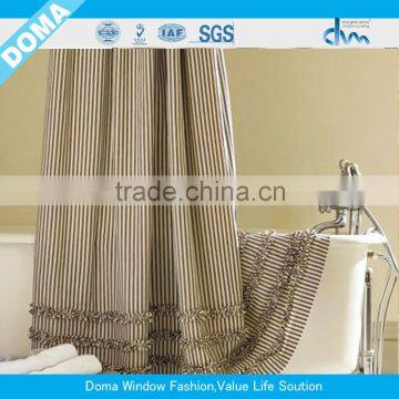 100% polyester fabric anti mildew and water proof ready made new shower curtain design