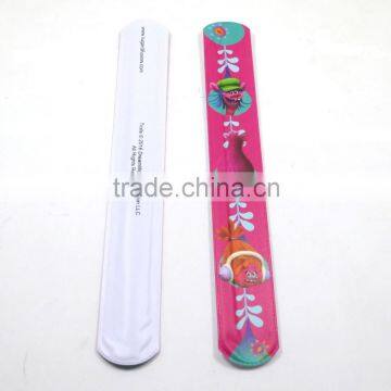 Cartoon Cute Colorful Silicone Clap Clip Custom Shaped Soft PVC Reflective Slap Bracelet