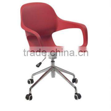 2015 newest morden 100% new polypropylene swivel plastic chair HC-N015