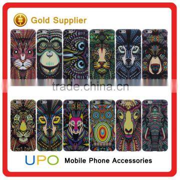 [UPO] New Style Noctilucent Relief Painted Animal Hard Plastic PC Mobile Cover Case for iPhone 6