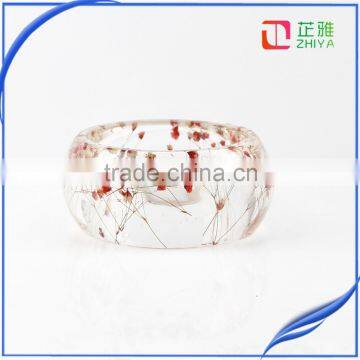 Fashion Wholesale Factory Price Real Dried Flower Resin Bracelet photo-2