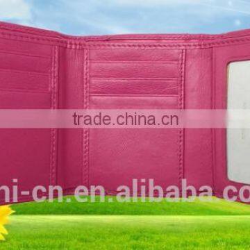 Fancy Multicolor With Elegant Appearance Leather Clutch Wallet Clip for Ladies/girls photo-2