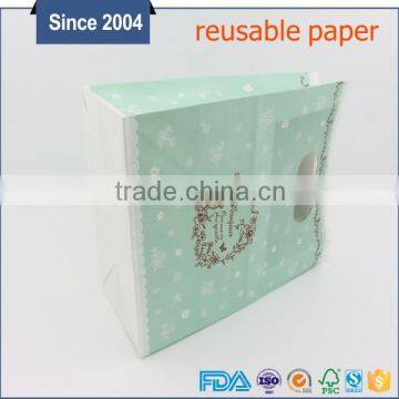 color printing popular die cut shopping paper bag