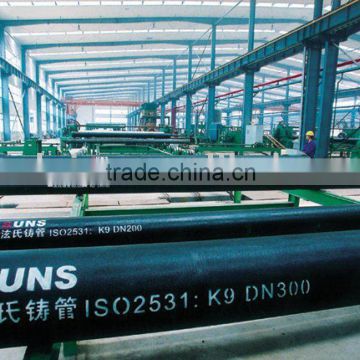 ductile cast iron pipe for liquid