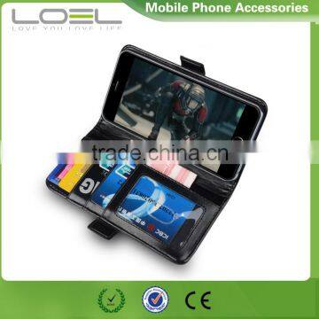 Stand Wallet Flip Leather Case Cover for Iphone 6 6s With Card Slots photo-2