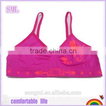 Hot strapless selling cheap bra girls underwear kids