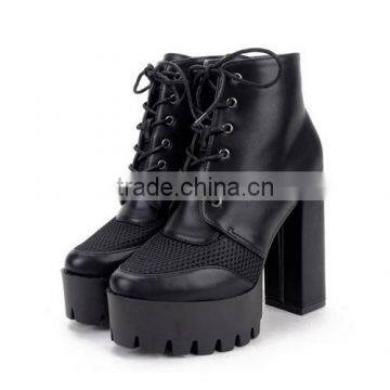 PU Women Shoes Newest Designs Higg Quality Shoes 2017 PF4420 photo-4