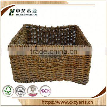 Big customers cooperation good quality china factory disposable wicker basket no handles
