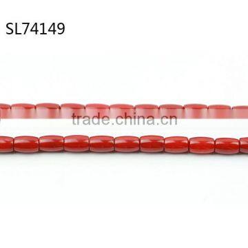 Wholesale Beads, Coral Plain Tubes, Gemstone beads, Jewelry beads, High-Quality