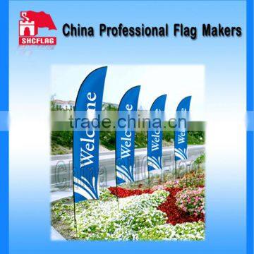 High Quality Outdoor Rectangular Base Poles Beach Flag Flagpoles