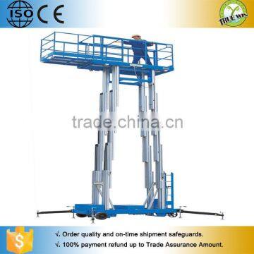 SHANDONG Vertical /telescopic ladder aluminum alloy hydraulic lifting platform