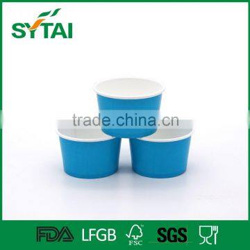 4 Oz Creative Design Custom Printed Blue Ice Cream Paper Cups