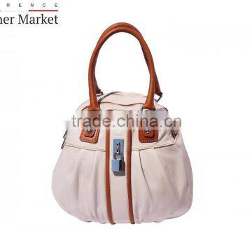 Handbag With Long and Adjustable Strap Handbags Italian Bags Genuine Leather Florence Leather Fashion photo-5