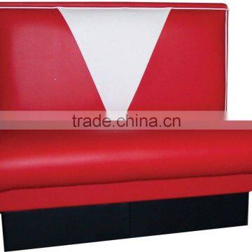 Modern furniture used for restaurant Button Tufted leather booth