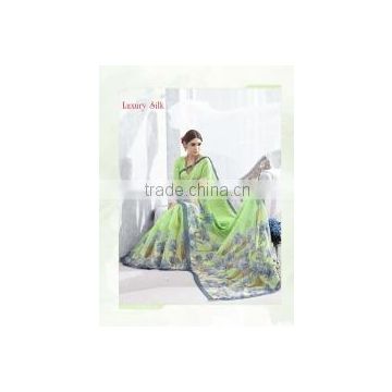 Savvy Liril Green Luxury Silk Saree/best Silk sarees online shopping