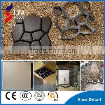 Plastic precast garden concrete mold