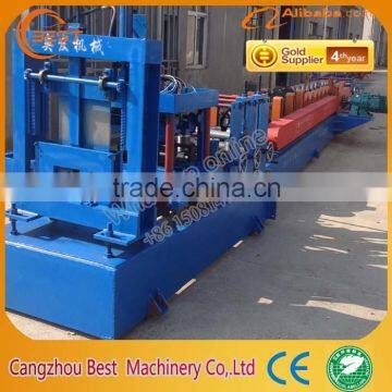 Steel Frame C Channel Steel Roll Forming Machine photo-6