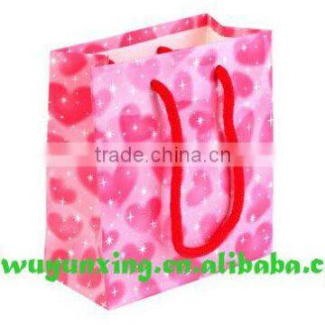 Hot Sale High-grade Love Style Gift Paper Bag