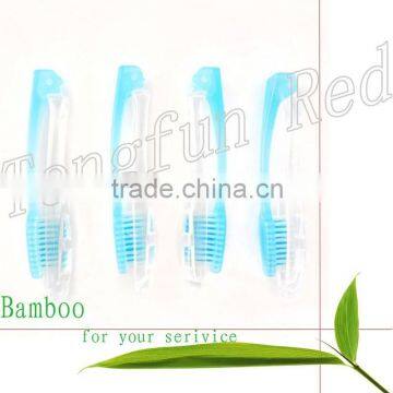 Qualified folding toothbrush and toothpaste inside, toothbrush with toothpaste