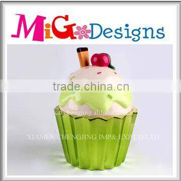 New Style Personalized Cupcake Decorated Cookie Jar