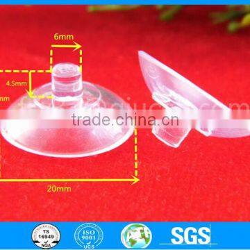 20mm PVC Plastic Suction Cups for Cloth/Car/Glass/Toy