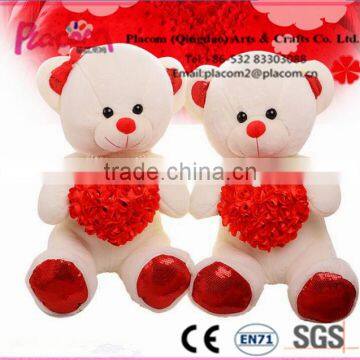 2016 New design Lovely Fashion High quality Customize Valentine's gifts Wholesale stuffed toy Bear