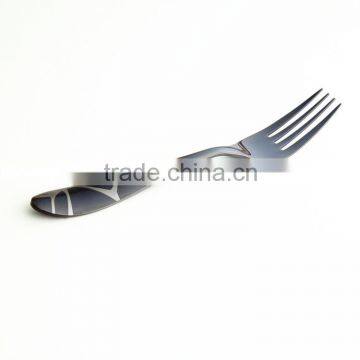 Jieyang Factory High Quality Black Color Stainless Steel Cutlery Set photo-4