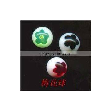 latest UV&acrylic ball accessory piercing jewelry with plum flower