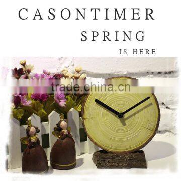 decorative desk clock promotional resin clock manufacturer