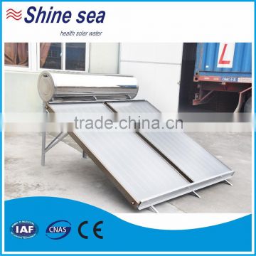 Best factory price 300 liter flat plate solar water heater