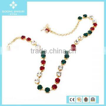 2015 New Wholesale Fashion Chunky Necklace with Famous Crystal
