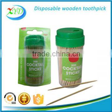 Sales Promotion Plastic Jar Toothpick, Birch Wooden Tooth Pick photo-2