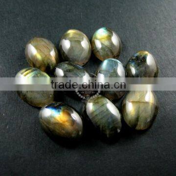 13x18mm AAA Grade Labradorite Shining Gold Green Oval Cabochon Special Jewelry Findings Supplies for Ring,DIY Pendant 4120059
