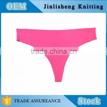 Free samples assorted colors bikini ladies' sexy fancy panty seamless woman thong